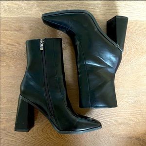 Nasty Gal Square Toe Booties